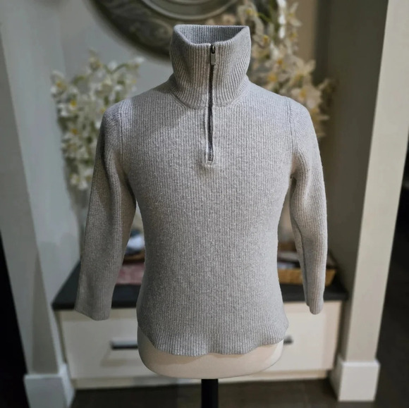 Shrunken Massimo Dutti Wool Sweater - Picture 3 of 10